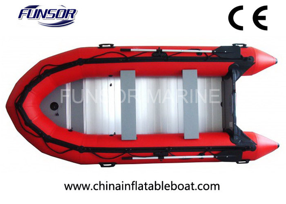 China Heavy Duty PVC Foldable Inflatable Boat 6 Person Inflatable Dinghy With Motor supplier